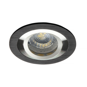   Kerek süllyesztett mennyezeti spot lámpa, fekete - Seidy Kanlux 18288