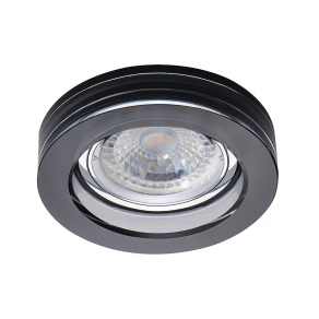   Kerek süllyesztett mennyezeti spot lámpa, fekete - Morta Kanlux 22116