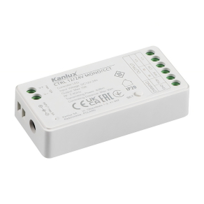   Vezérlő LED szalagokhoz, CTRL 12/24V MONO/CCT, IP20, 12/24V - Kanlux 22147