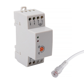 Alkonykapcsoló, sínre szerelhető