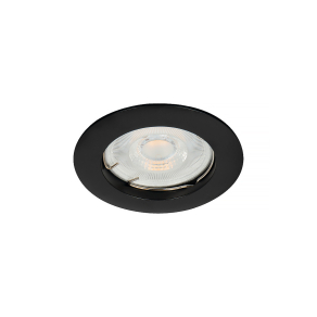   Süllyesztett mennyezeti kerek spot lámpa fekete - Vidi Kanlux 25995