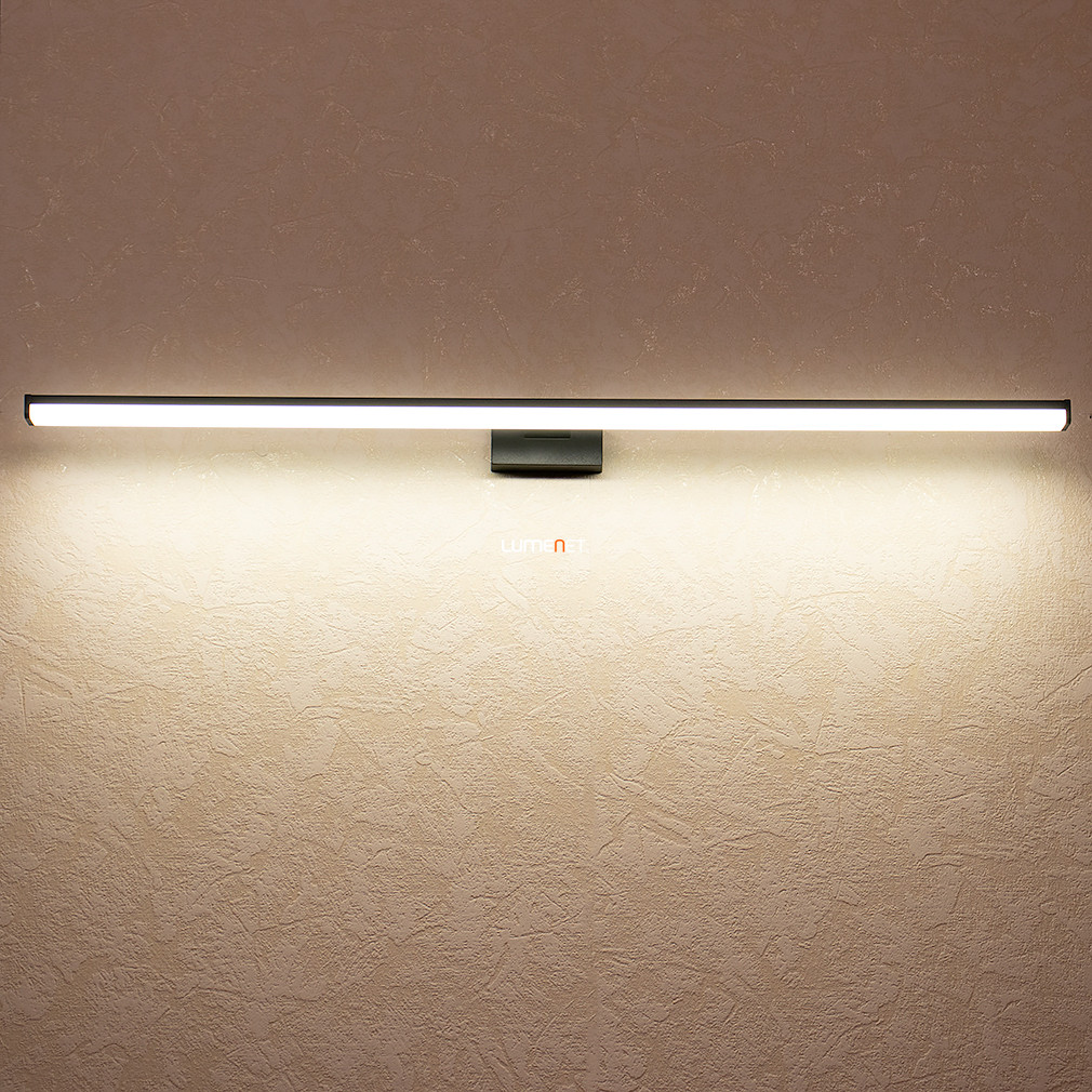 Tükörvilágító LED lámpa, hidegfehér, 90 cm, fekete (Asten)