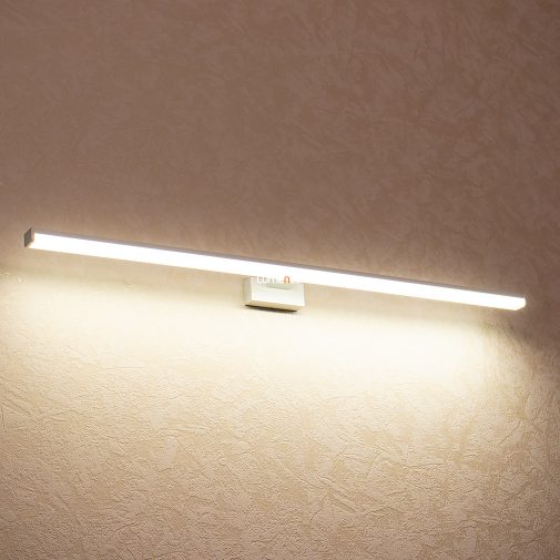 Tükörvilágító LED lámpa, hidegfehér, 90 cm, fehér (Asten)