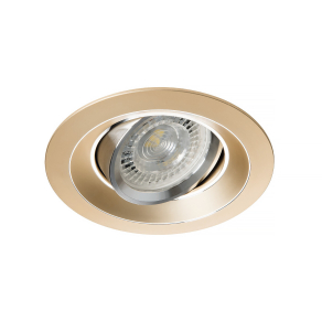   Kerek mennyezeti spot lámpa, arany színben, foglalat nélkül - Colie Kanlux 26741