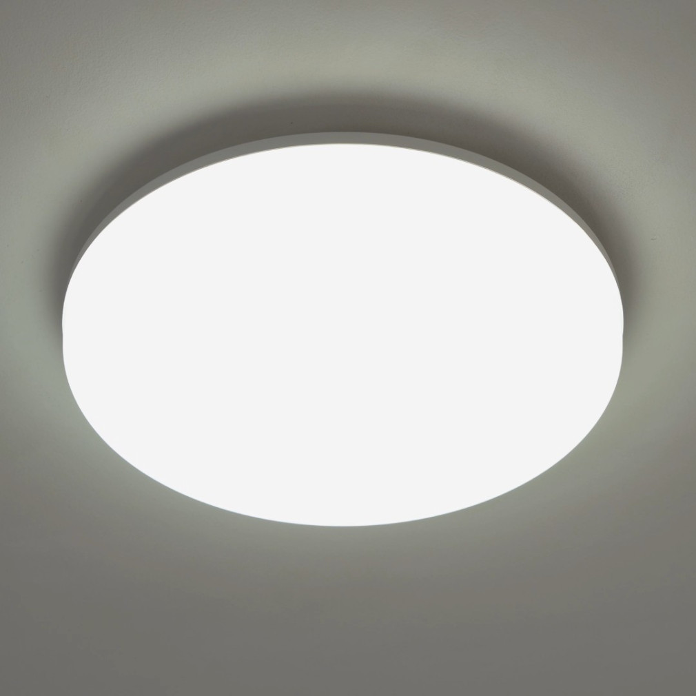 Mennyezeti LED lámpa mozgásérzékelővel, kerek, 2280lm, hidegfehér