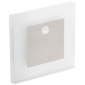  Bontott csomagolású Apus LED süllyesztett mozgásérzékelős lépcsővilágító 0,8W, 13lm 3000K, inox
