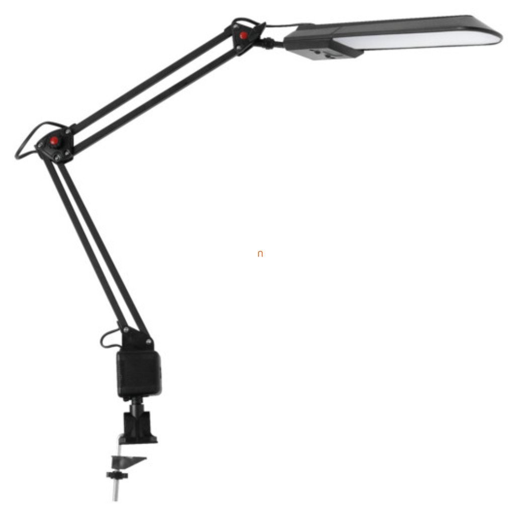 Állítható íróasztali LED lámpa, fekete (Heron)