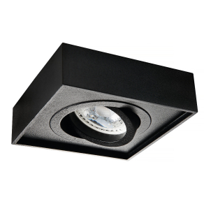   Süllyesztett spot lámpa foglalat nélkül, fekete - Kanlux 28781