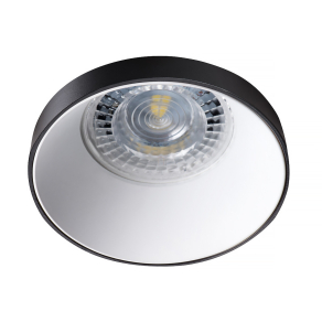   Süllyesztett spot lámpa foglalat nélkül, fekete-fehér - Kanlux 29138