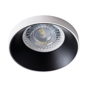   Süllyesztett spot lámpa foglalat nélkül, fehér-fekete - Kanlux 29139