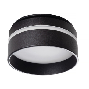   Süllyesztett mennyezeti spot lámpa, fekete, foglalat nélkül - Govik Kanlux 29237