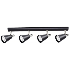   Fali spot lámpa, fekete, 4xGU10 foglalattal - Sempra EL Kanlux 33097