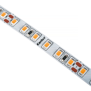   LED szalag, 120 LED/m, melegfehér, 24V, 16W/m, 1760lm/m, 5 méter