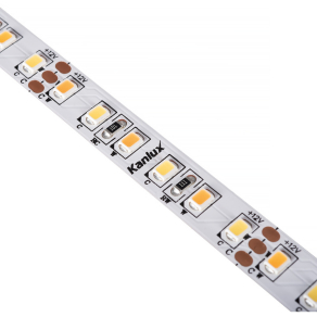 LED szalag, 120 LED/m, CCT, 12V, 16W/m, 1300lm/m, 5 méter