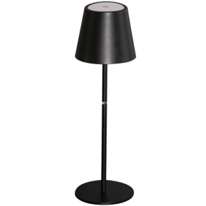   Szépséghibás Kültéri tölthető LED asztali lámpa fekete színben (Inita)