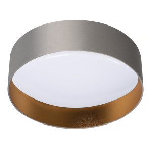   Mennyezeti LED lámpa, 17,5W, 1500lm, 4000K, szürke-arany színben - Rifa Kanlux 36466