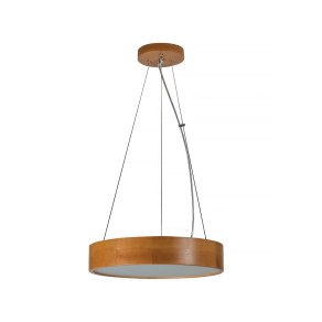   Függesztett lámpa, 37 cm, fa-opál, 2xE27 foglalattal - Jasmin Kanlux 36500