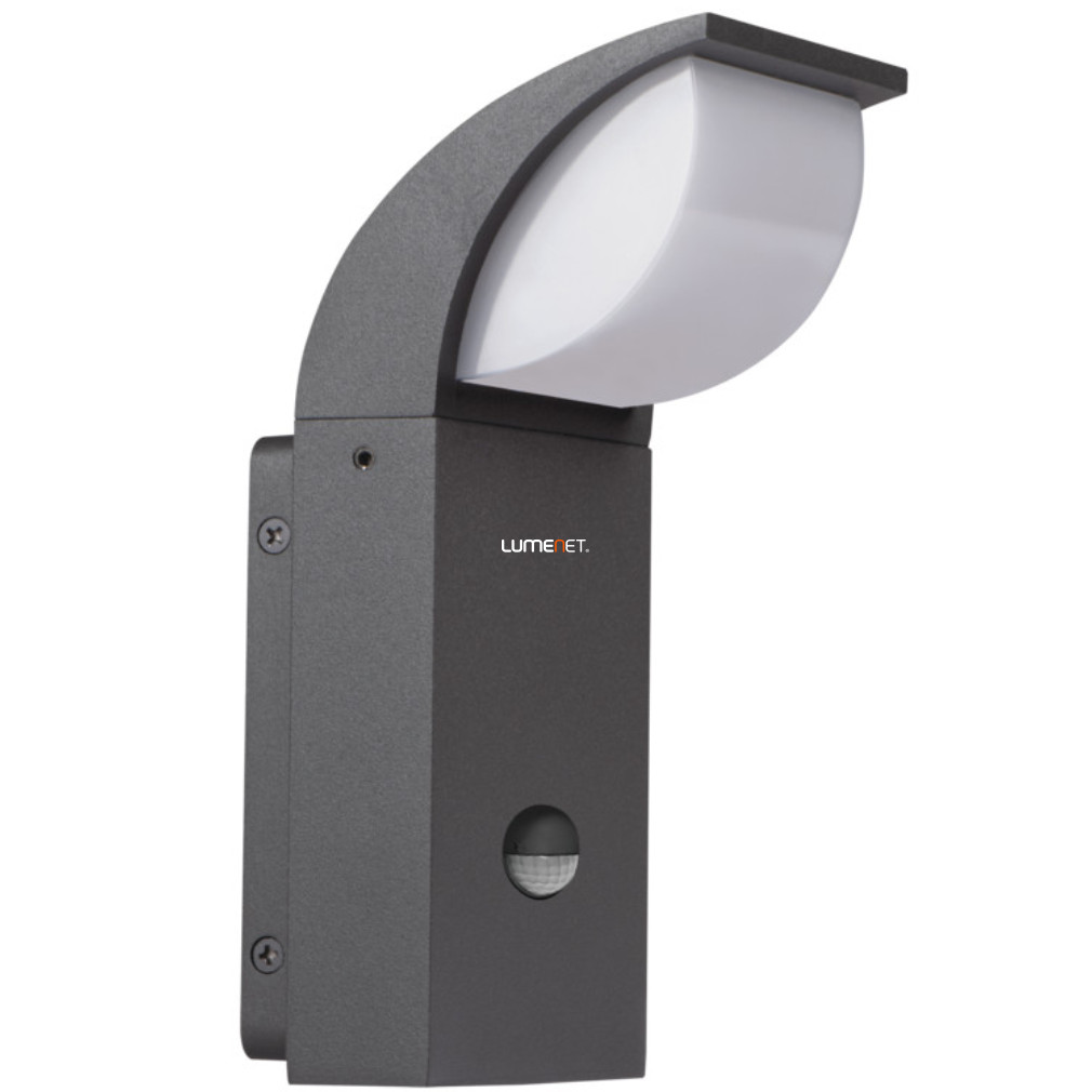 Abete kültéri LED lámpa mozgásérzékelővel, 20 cm, fekete