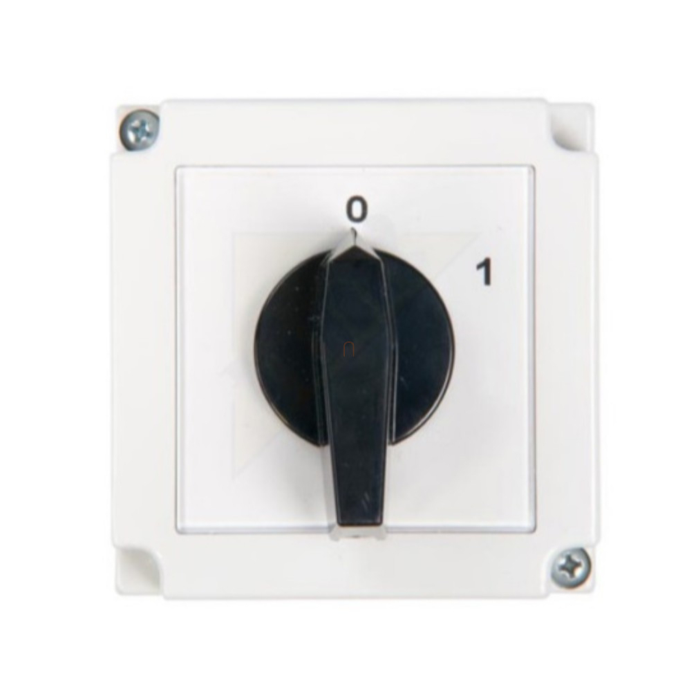 Tokozott ipari Be-Ki kapcsoló 3P 16A Apator 4G16-10-PK