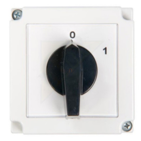 Tokozott ipari Be-Ki kapcsoló 3P 16A Apator 4G16-10-PK