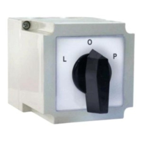   Tokozott ipari irányváltó kapcsoló 3P 10A Apator 4G10-11-PK