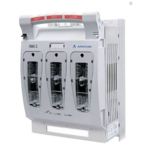   Szakaszoló biztosíték vízszintes 400A, 3f szerelőlapra, M csatlakozás APATOR RBK-2, 63-811685-011