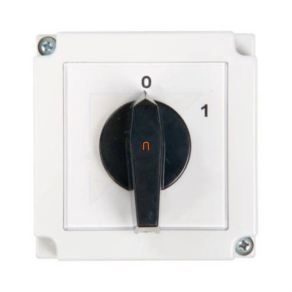 Tokozott ipari Be-Ki kapcsoló 3P 10A Apator 4G10-10-PK