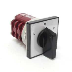   Előlapra szerelhető ipari irányváltó  kapcsoló 3P 10A Apator 4G10-11-U