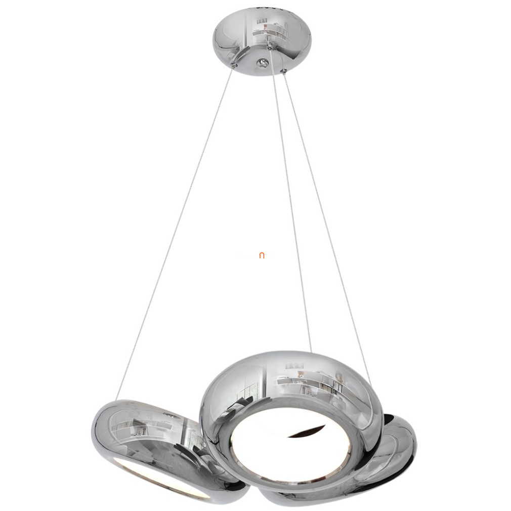Függesztett LED lámpa 3x12 W, hidegfehér, krómszínű (Mercurio)