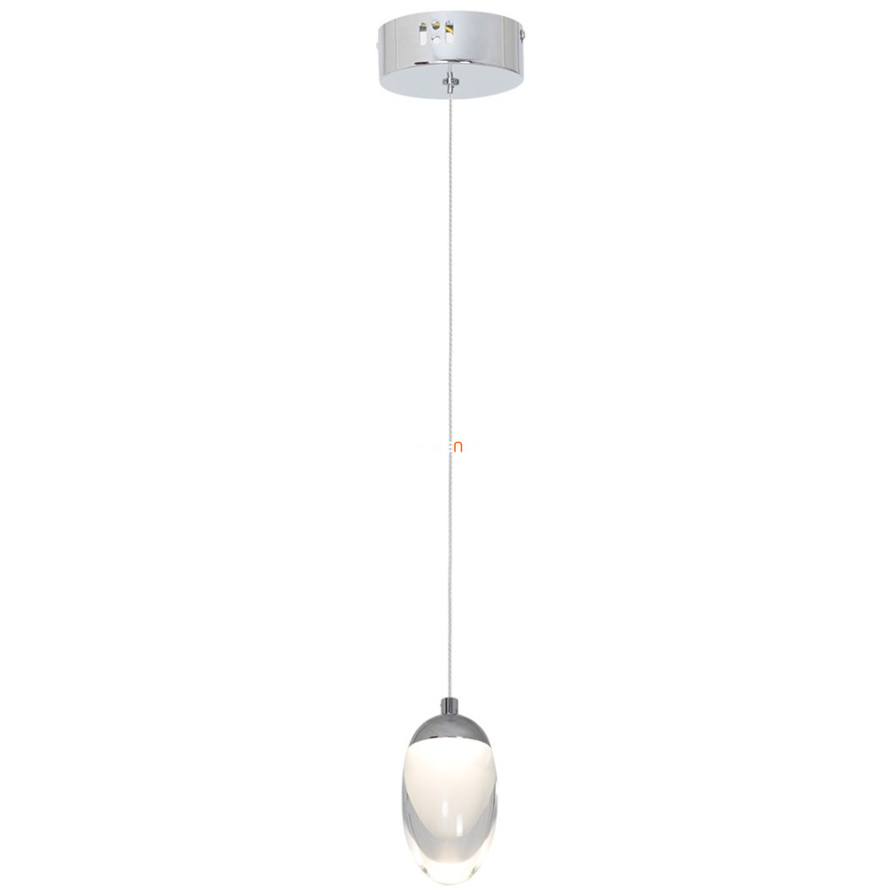 Függesztett LED lámpa 5 W, hidegfehér, króm-áttetsző színű (Ovo)
