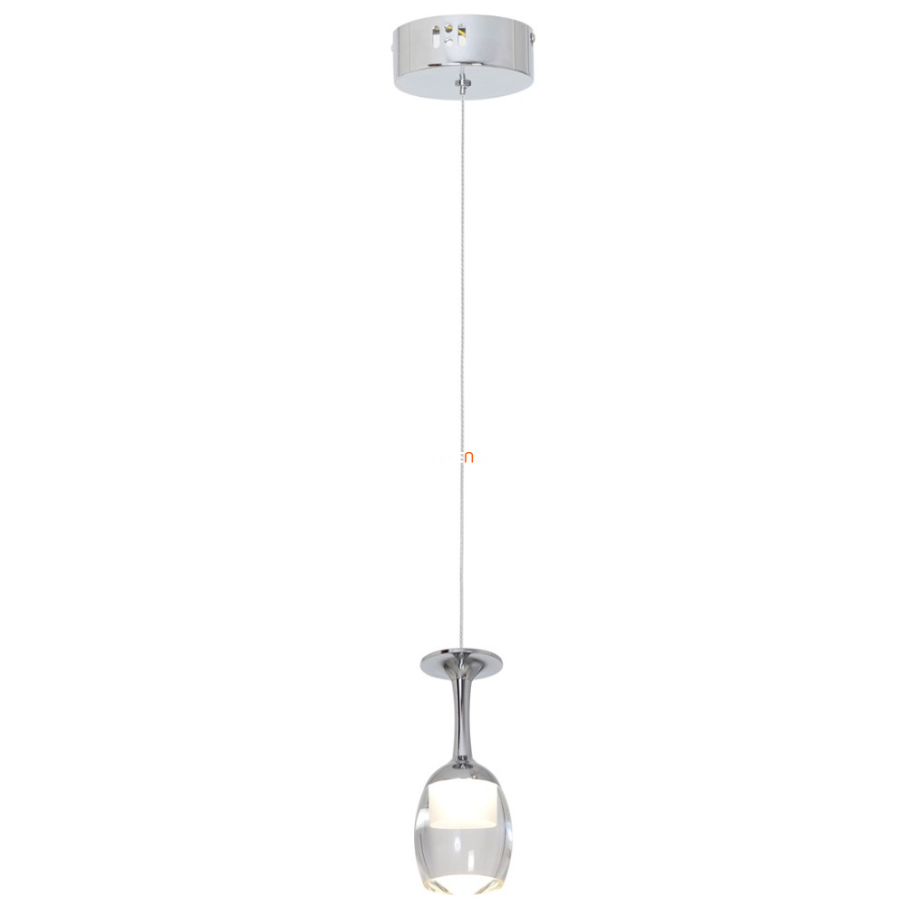 Függesztett LED lámpa 5 W, hidegfehér, krómszínű (Coppa)