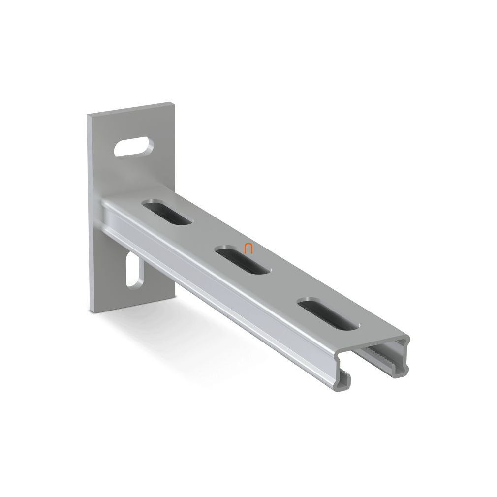 Niczuk Hosszanti sínkonzol 41x21 320mm MG profil SS-MG2,0-320 80941213200