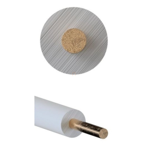   H07V-U  1x 1,5 fehér (100) 450/750V egyerű tömörvezeték (M-Cu, MCu)