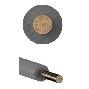   H05V-U 1x 1 szürke (100) 300/500V egyerű tömörvezeték (M-Cs, MCs)