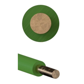   H05V-U 1x 1 zöld (100) 300/500V egyerű tömörvezeték (M-Cs, MCs)