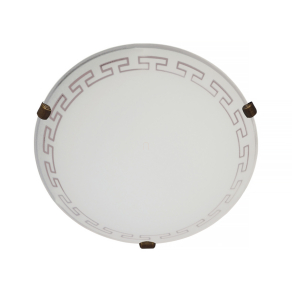   Meander mintás mennyezeti lámpa E27 foglalattal - Athena Klausen KL4296