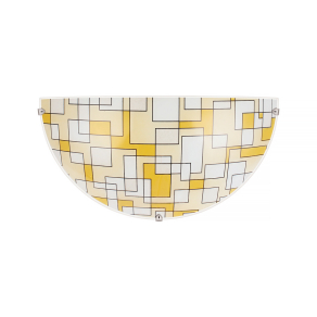 Mintás fali lámpa E27 foglalattal - Perla Klausen KL5831