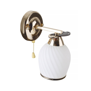   Fali lámpa húzókapcsolóval E27 foglalattal - Pearly Klausen LY-3061