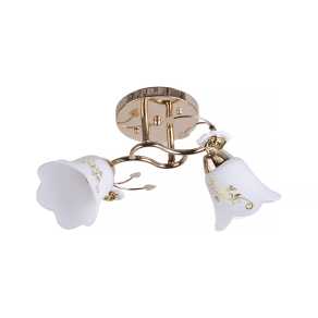   Mintás csillár 2 foglalattal, arany színben - Fucsia Klausen LY-3094