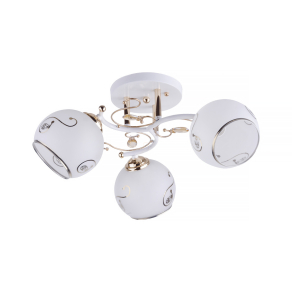   Mintás csillár 3 foglalattal króm színben - Gina Klausen LY-3101