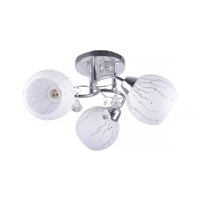   Csillár kristály díszekkel 3xE27 foglalattal - Flash Klausen LY-3128