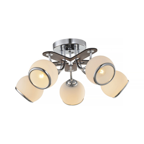   Csillár 5xE27 foglalattal, króm szegély - Orbs Klausen LY-3130