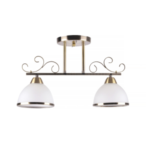 Antikolt mennyezeti lámpa, 2 karos - Iron Klausen LY-3190