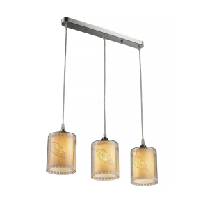   Mintás függesztett lámpa 3xE27 foglalattal - Natura Klausen LY-3238