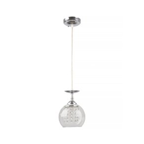   Függesztett lámpa kristály díszekkel E27 foglalattal - Glass Klausen LY-3315