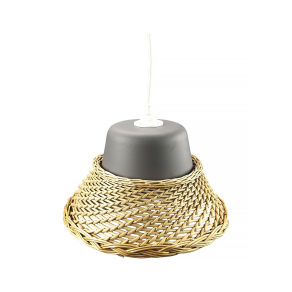   Függesztett kosár lámpa E27 foglalattal - Wicker Klausen LY-3336