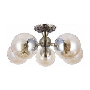   Csillár virág díszítéssel 5xE27 foglalattal - Vega Klausen LY-3460