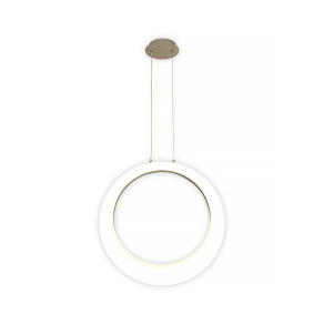   Függesztett LED lámpa, fehér, króm, 32 W, 2240 lm, 4000 K - Moony Klausen KL142010