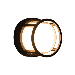   Kültéri fali LED lámpa, 16 cm, 12 W, 900 lm, 4000 K, fekete - Feiss Klausen KL121027