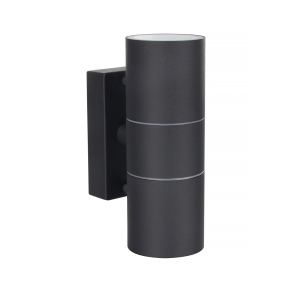 Fali spot lámpa 2xGU10 IP44 220-240V fekete KL132003